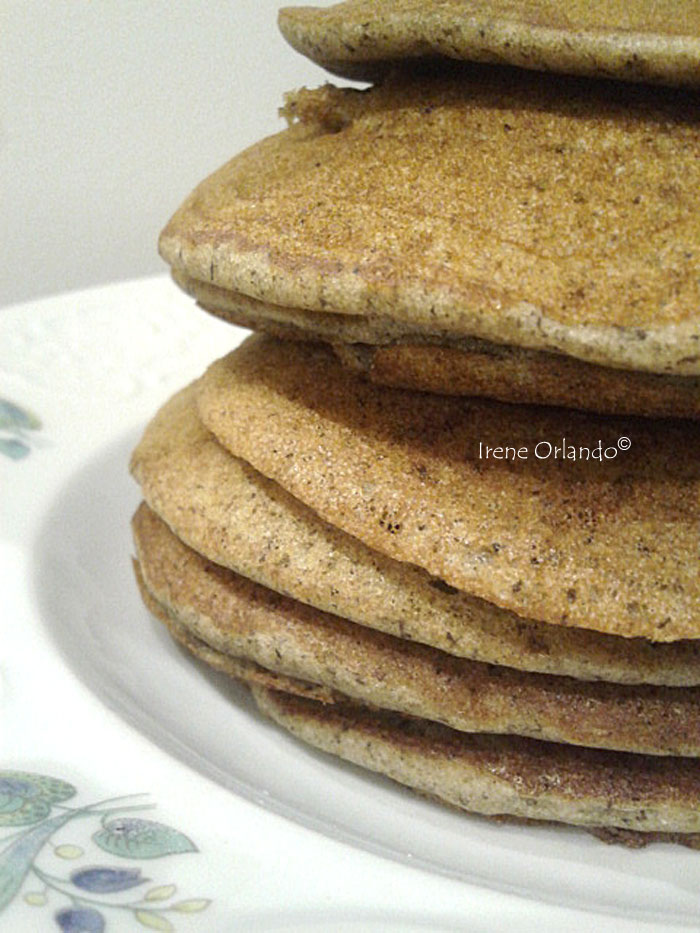 Pan Cake di farina di miglio e farina di mandorla