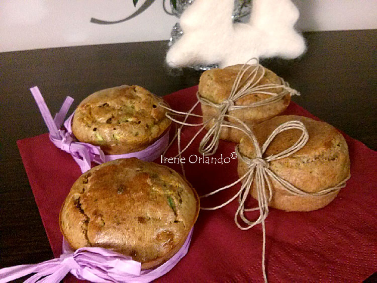 Panettoncini salati di natale alle verdure