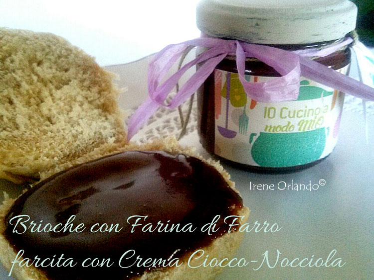 Ricetta delle Brioches Vegan all'Olio d'Oliva farcite con Crema Ciocco Nocciola