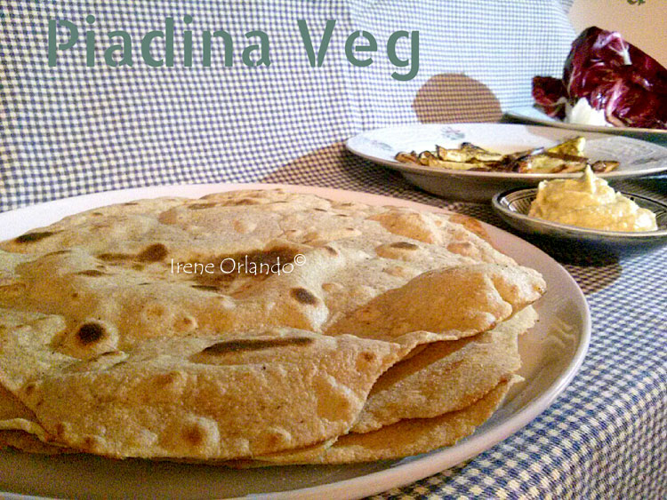 Ricetta delle Piadine Vegan con Farina di Russello o Perciasacchi