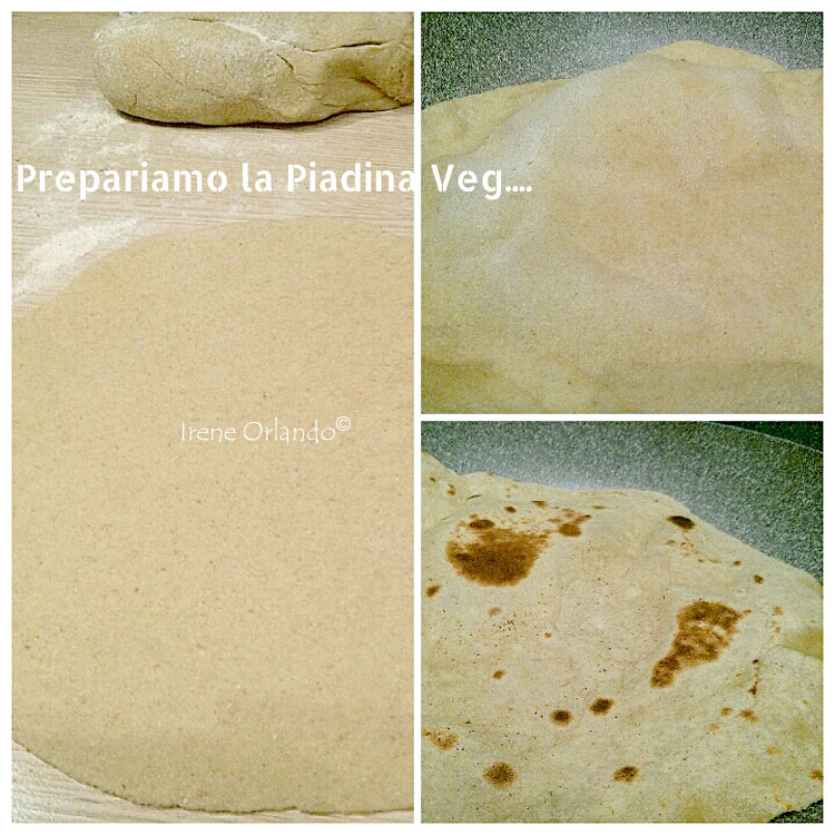 Ricetta delle Piadina Vegan con Farina di Russello o Perciasacchi