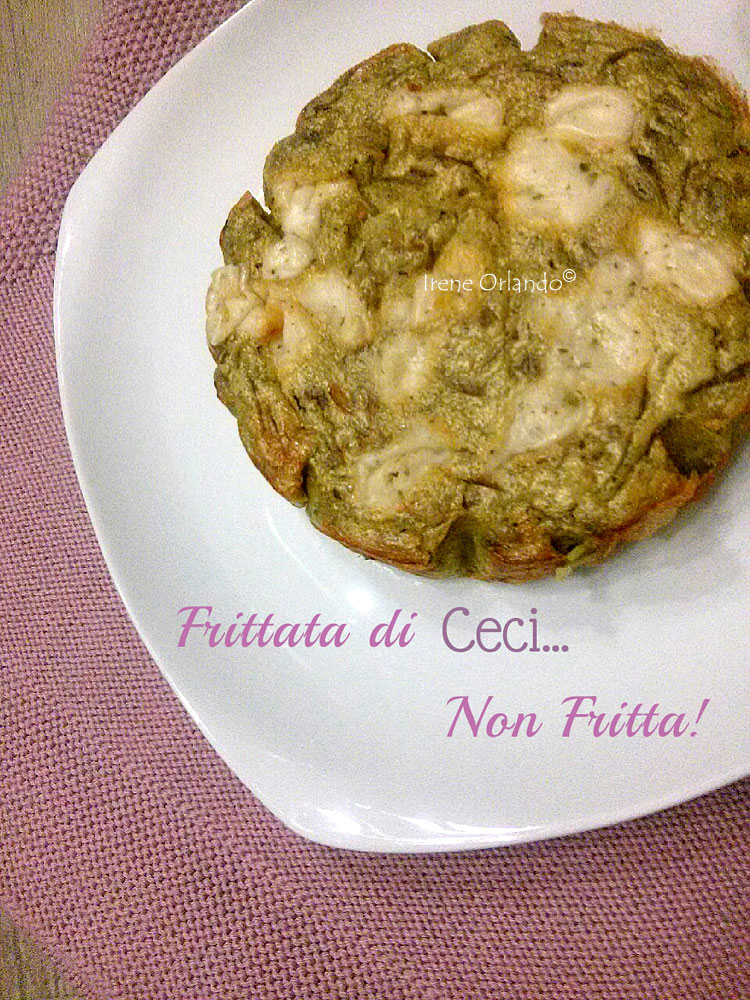 Ricetta della Frittata di Ceci non fritta - completamente Vegan