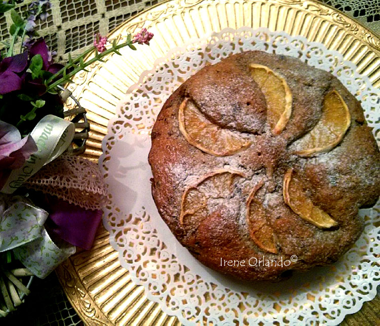 Ricetta della Torta Arance e Cioccolato Fondente - Senza Zucchero - Foto intera