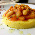 Ricetta dei Dischi di Polenta di Farina di Mais con Fagioli Cannellini