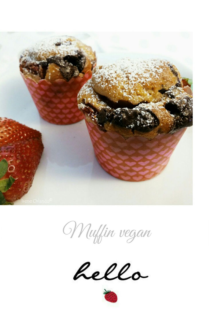 Ricetta dei Muffin Vegan con Fragole e Cioccolato