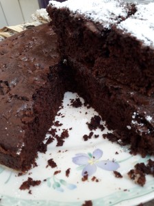 Ricetta di una Torta al cacao Vegan da impastare direttamente nella teglia di cottura